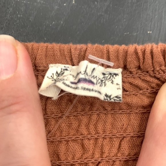 Free People Intimately Regina Brown Eyelet Bodysuit- NWOT - Picture 14 of 17